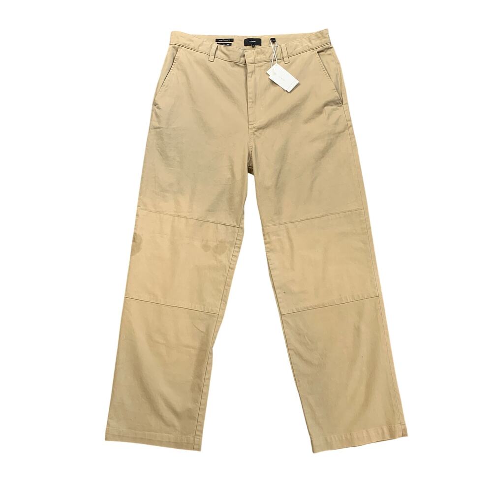 Vince Pants Mens 36 Henry Relaxed Fit Italian Peached Cotton Double Knee *READ